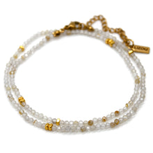 Load image into Gallery viewer, Rutilated Quartz Stone and Gold Luxury Short Necklace - NC-612
