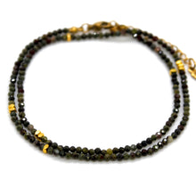 Load image into Gallery viewer, Dragon's Blood Jasper Stone and Gold Luxury Short Necklace - NC-619

