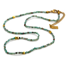 Load image into Gallery viewer, Phoenix Stone and Gold Luxury Short Necklace - NC-634
