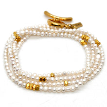 Load image into Gallery viewer, Long Freshwater Pearl and Gold Luxury Necklace - NC-610L
