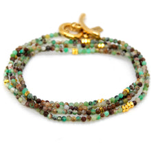 Load image into Gallery viewer, Long Australia Jade Stone and Gold Luxury Necklace - NC-635L
