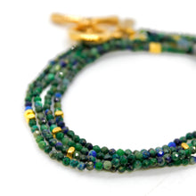 Load image into Gallery viewer, Long Phoenix Lapis Stone and Gold Luxury Necklace - NC-646L
