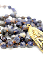 Load image into Gallery viewer, Buddha Necklace 3 - Sodalite Stone
