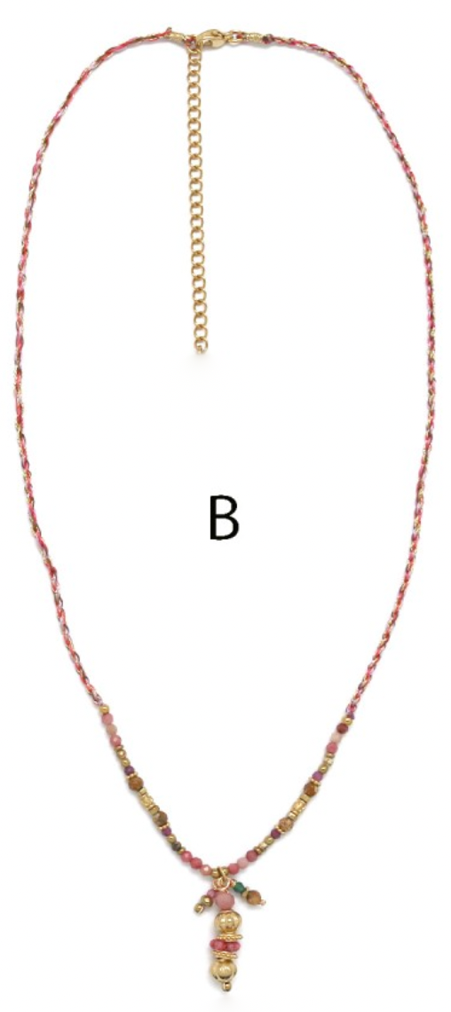 Delicate Semi Precious Stone Necklace