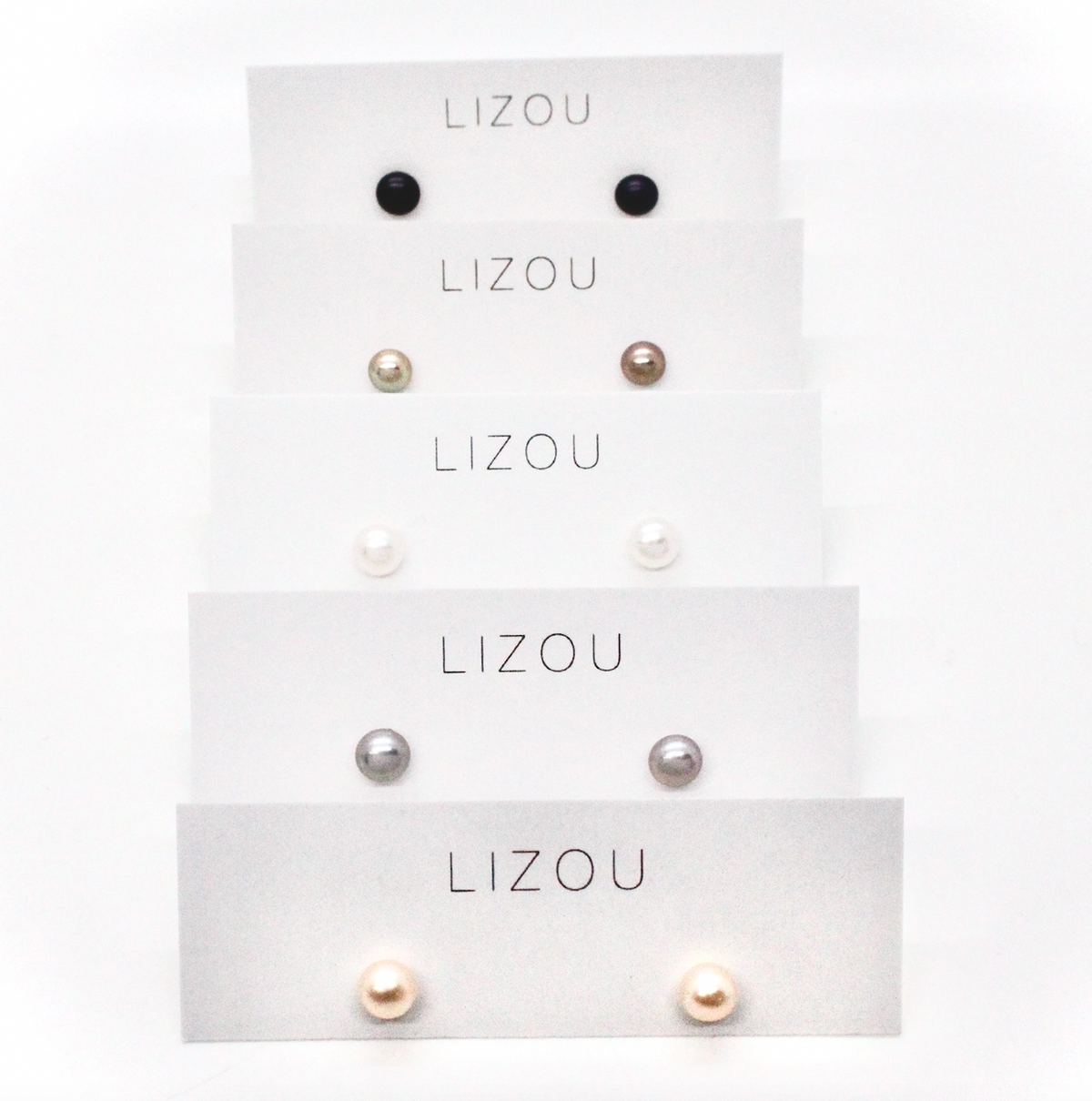 Freshwater Pearl Gold Plated Stud Earrings