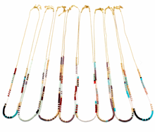 Load image into Gallery viewer, Miyuki Seed Bead Single Strand Mix Necklace -N8-034F
