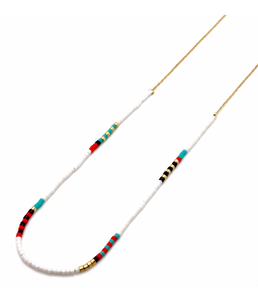 Miyuki Seed Bead Single Strand Mix Necklace -N8-034C