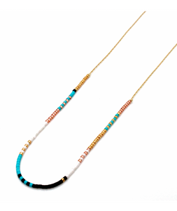 Miyuki Seed Bead Single Strand Mix Necklace -N8-034F