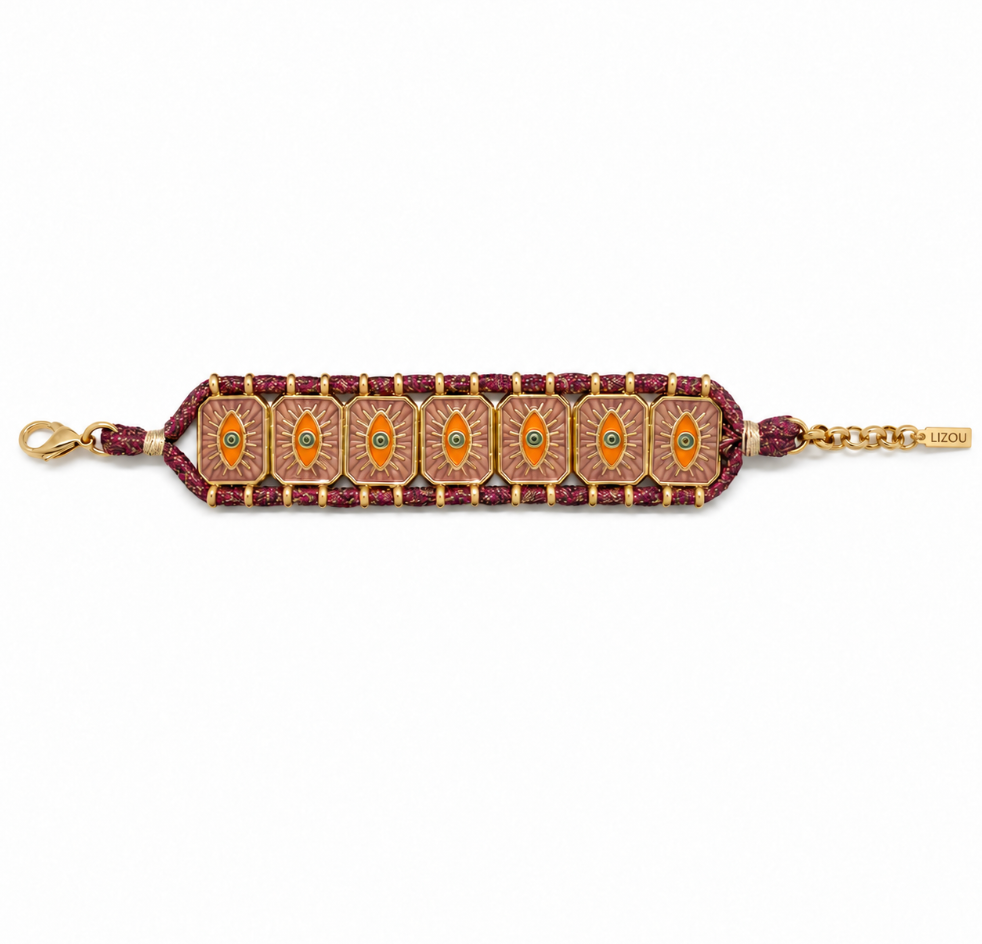 Evil Eye Cuff Bracelet - B4-062