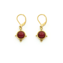Load image into Gallery viewer, Semi Precious Stone Drop Earrings - E4-349
