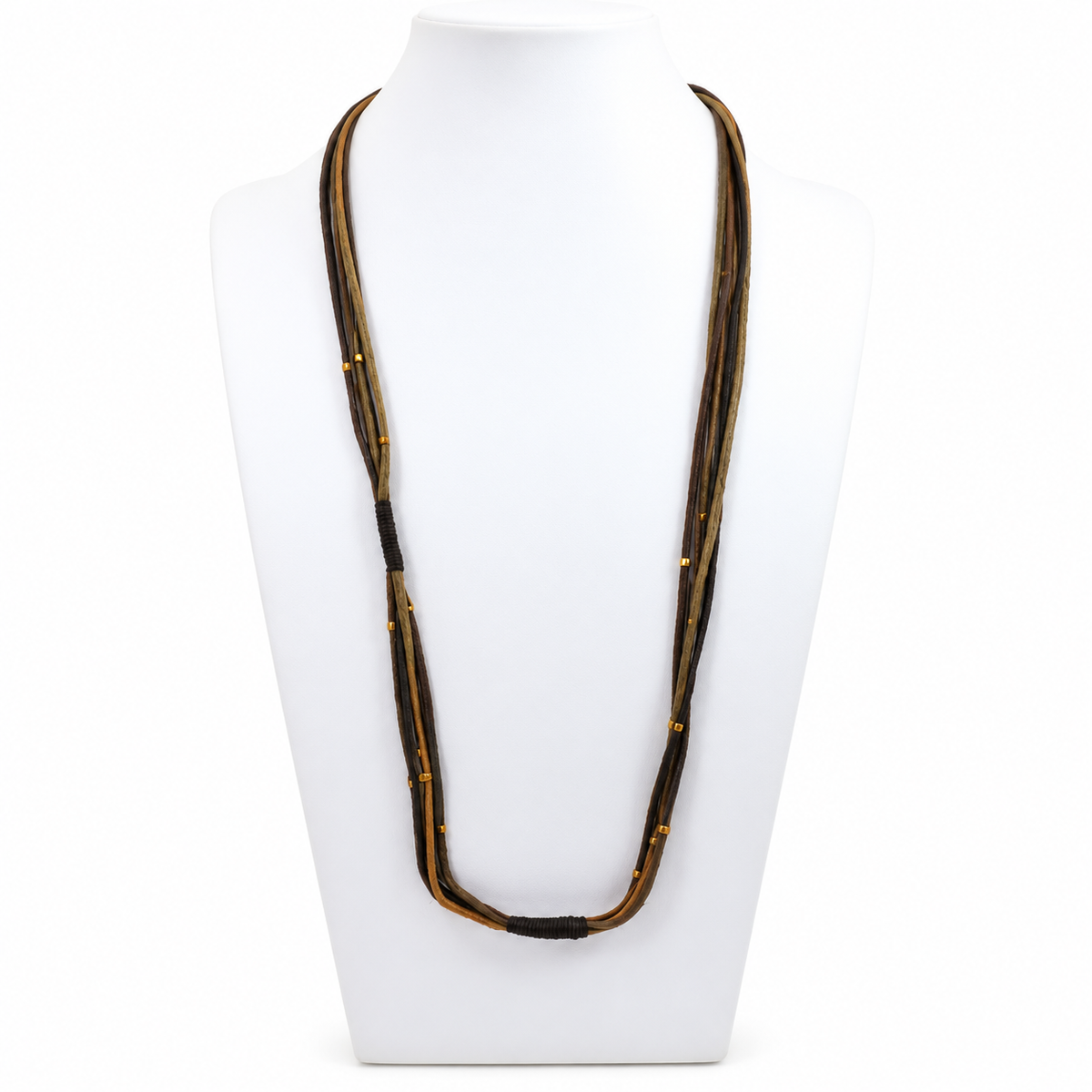 Simple Leather Necklace -The Classics Collection- N2-939