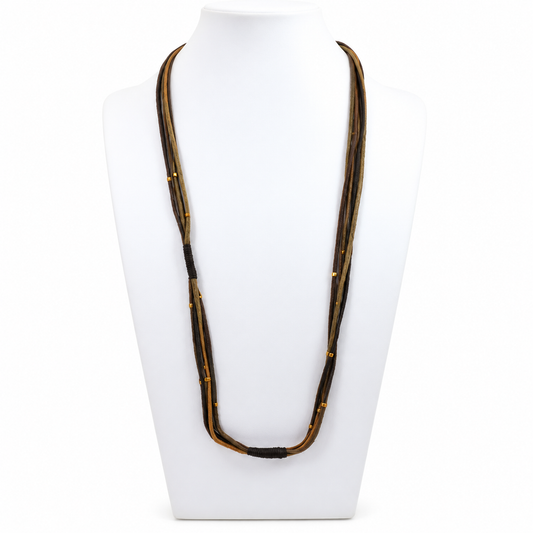 Simple Leather Necklace -The Classics Collection- N2-939