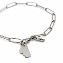 Load image into Gallery viewer, Simple Silver Lake Tahoe Chain Bracelet - BT-007
