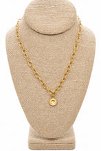 Load image into Gallery viewer, Gold Chain French Religious Medal Short Necklace - FMN10
