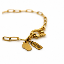 Load image into Gallery viewer, Small Gold Tahoe Chain Bracelet - BT-005
