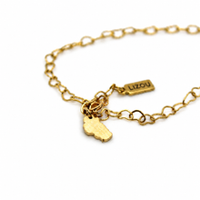 Load image into Gallery viewer, I Love Lake Tahoe Mini Heart Chain Bracelet - BT-006
