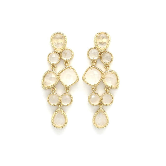 Holiday Drop Eight Stone Earrings  - E4-472