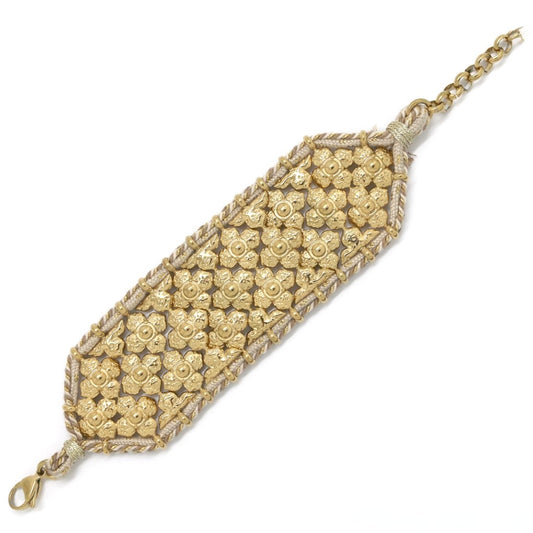 Cuff Style Floral Bracelet - B4-055