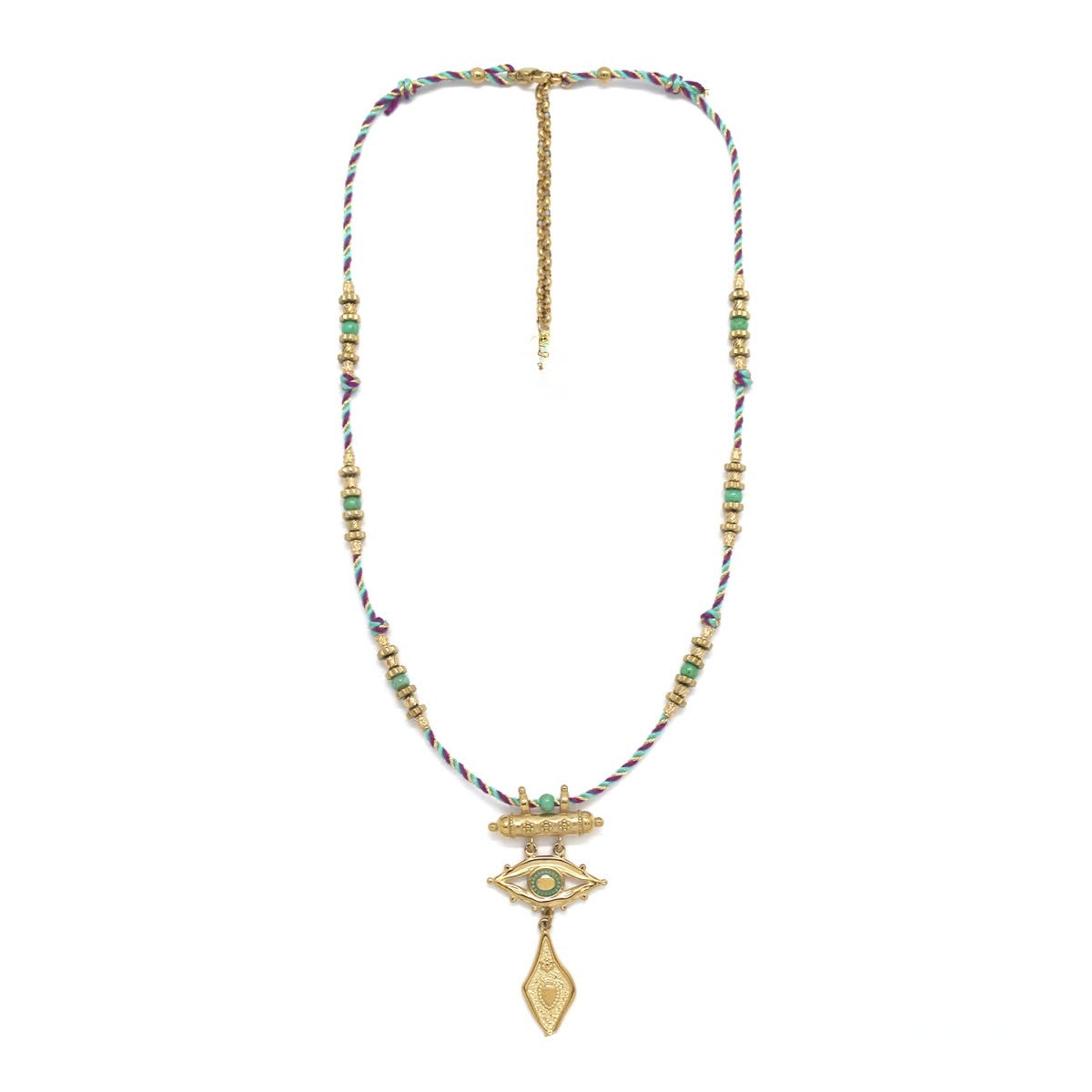 Evil Eye Turquoise Necklace - N2-2743