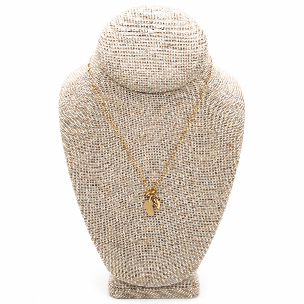 Lake Tahoe Gold Mini Charm Necklace NT-001