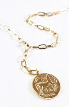 Load image into Gallery viewer, Long Gold Necklace with Charm -French Flair Collection- N2-973
