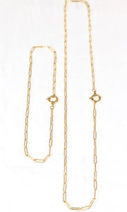 Simple Silver Chain -French Flair Collection- N2-995