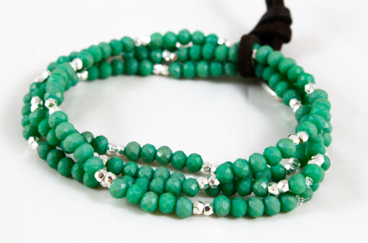 Delicate Crystal Mini Stack Bracelet - BC-044