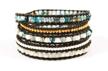 Load image into Gallery viewer, Avalon - Leather Mixed Wrap Bracelet
