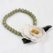 Load image into Gallery viewer, Sage Crystal Flower Bracelet -The Classics Collection-  B1-1000
