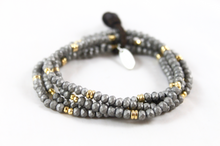 Load image into Gallery viewer, Delicate Matte Crystal Mini Stack Bracelet - BC-034

