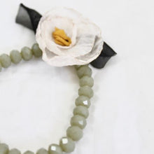 Load image into Gallery viewer, Sage Crystal Flower Bracelet -The Classics Collection-  B1-1000

