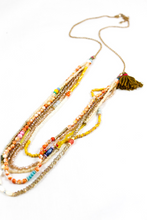Load image into Gallery viewer, Delicate and Fun Stone and Crystal Layered Long Necklace -The Classics Collection- N2-558
