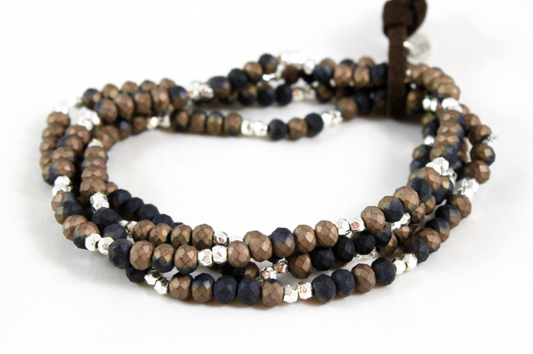 Delicate Crystal Mini Stack Bracelet - BC-056