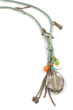 Load image into Gallery viewer, Crystal Drop Chain Necklace -The Classics Collection- N2-779
