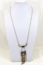 Load image into Gallery viewer, Gold Chain Necklace with Metal Fringe -The Classics Collection- N2-903

