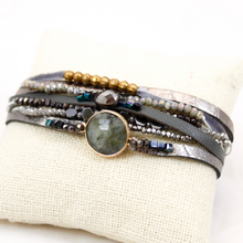 Load image into Gallery viewer, Labradorite Magnet Bracelet  -The Classics Collection- B1-954
