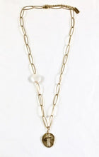 Load image into Gallery viewer, Short 24K Gold Plate Necklace -French Flair Collection- N2-980
