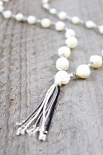 Load image into Gallery viewer, Hand Woven Mother of Pearl on Beaded String  -Luxury Collection- NL-049
