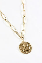 Load image into Gallery viewer, Short 24K Gold Plate Necklace -French Flair Collection- N2-979
