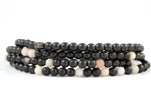 Delicate Semi Precious Stone Mini Stack Bracelet - BC-113