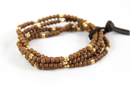 Delicate Matte Crystal Mini Stack Bracelet - BC-027