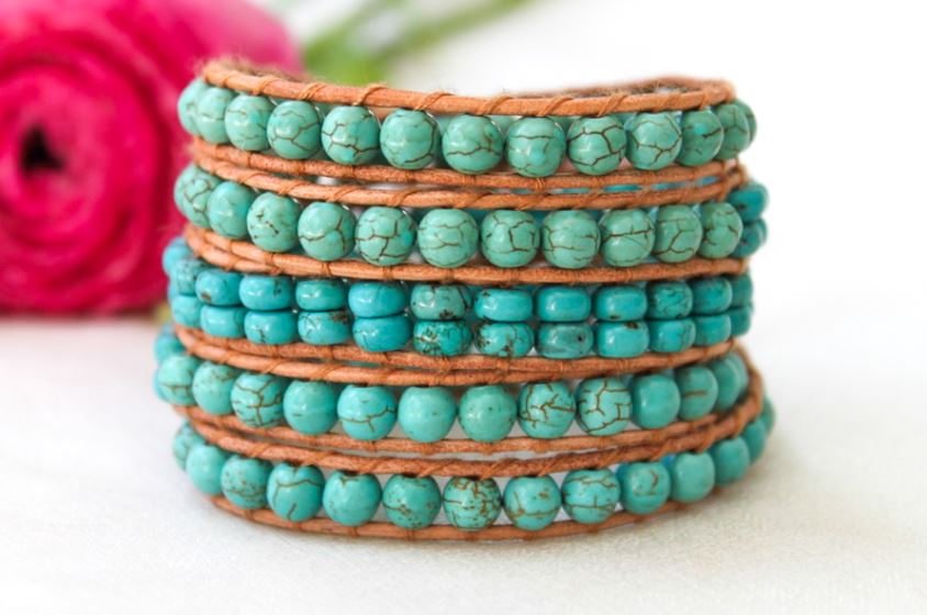Athens - Turquoise Wrap Bracelet