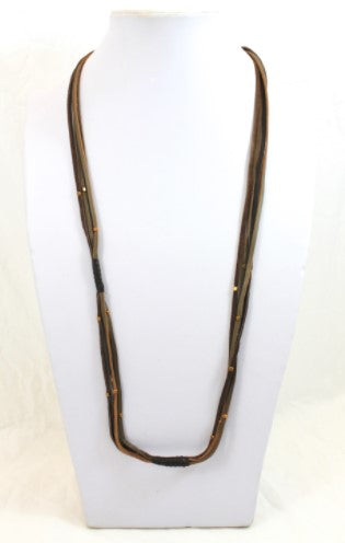 Simple Leather Necklace -The Classics Collection- N2-939