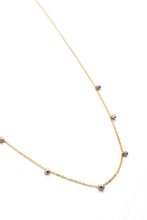 Load image into Gallery viewer, Teeny Tiny Freshwater Pearls on Delicate 24K Gold Plate Chain -Mini Collection- N3-009
