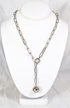 Load image into Gallery viewer, Silver Ball Dangle Chain -French Flair Collection- N2-996
