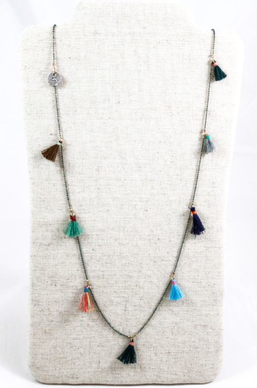 Mini Tassels Long Necklace -The Classics Collection- N2-569