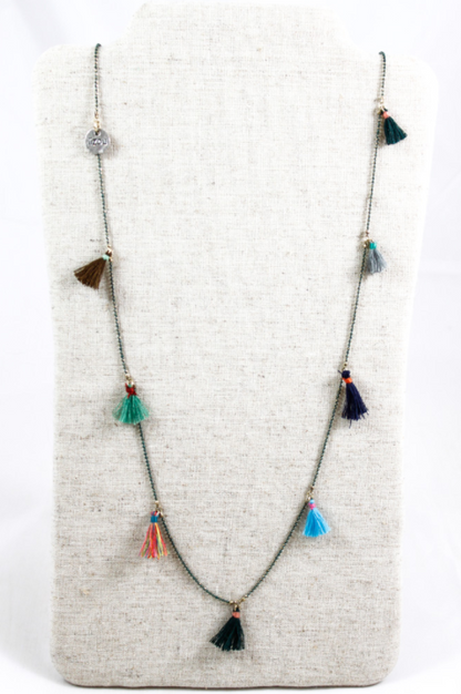 Mini Tassels Long Necklace -The Classics Collection- N2-569