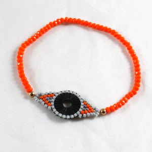 Woven Seed Bead Bracelet -The Classics Collection- B1-1043