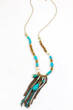 Load image into Gallery viewer, Turquoise Stone Necklace -The Classics Collection- N2-723
