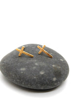Load image into Gallery viewer, Mini Cross Earrings
